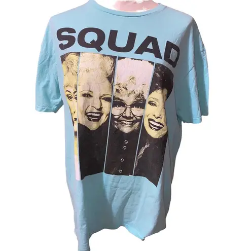 Golden Girls Betty White Squad Short sleeve light green tiffany blue t