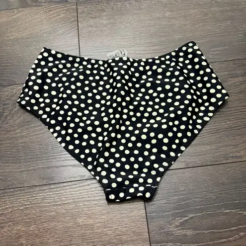 Donatella Women’s Small Polka Dot High Waist Swim Bottom Pool Ocean Beach