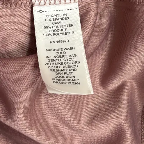 Cable & Gauge Full Lace Top Women L Long Smocked Sleeve Victorian Cottagecore Girly Romantic