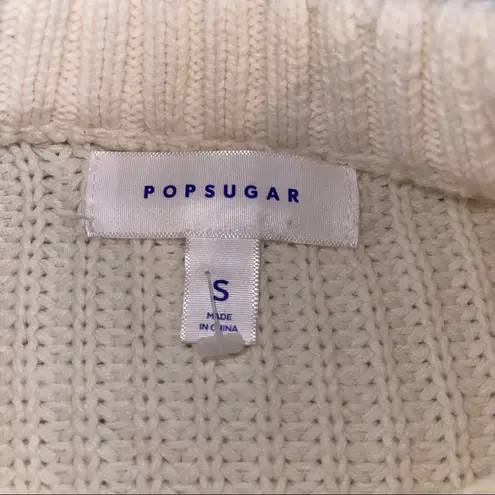 Popsugar  OFF WHITE KNITTED SWEATER SMALL