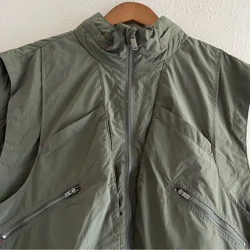 Free People Movement FP Movement Off The Grid Vest Army Green XL NWOT