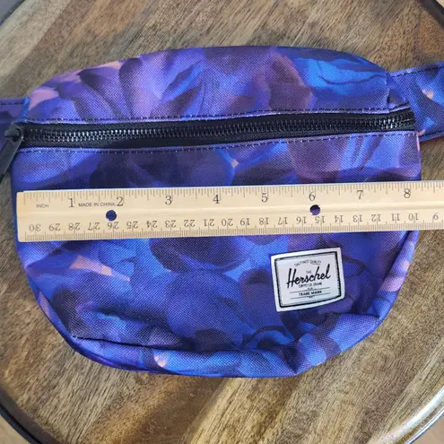 Herschel Supply Company Herschel Blue and Purple Floral Print Fanny Pack - Image 10