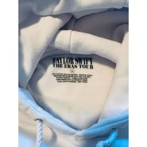 Taylor Swift  The Eras Tour Collage White Hoodie
