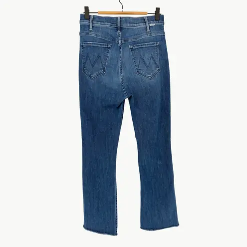 MOTHER The Hustler Ankle Fray Jeans in Can’t Stop Staring | Sz 29 | Medium Wash Blue