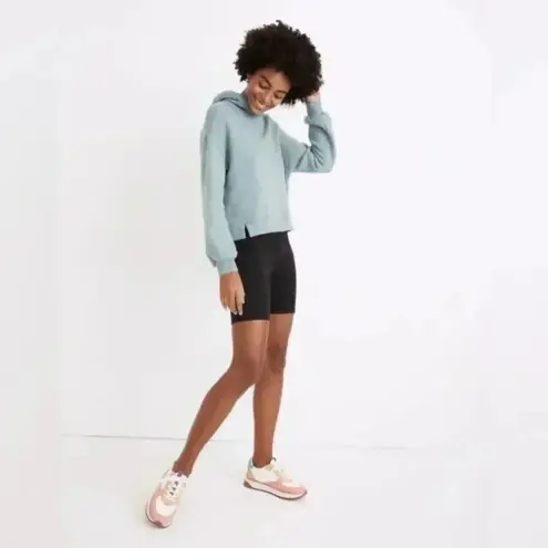 Madewell  MWL Form High Rise 7" Biker Shorts Black Size XXS NWT