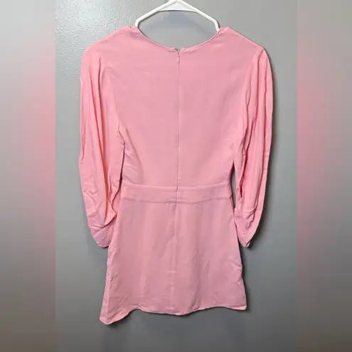 Stella McCartney NEW Maddison Mini Pink Dress w/ Pockets Tulip Sleeve Size 2