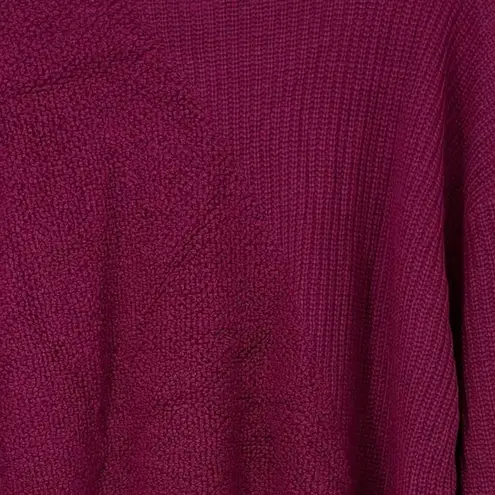 Apt. 9 MAGENTA LIGHTWEIGHT LONG SLEEVE PULLOVER SWEATER LARGE