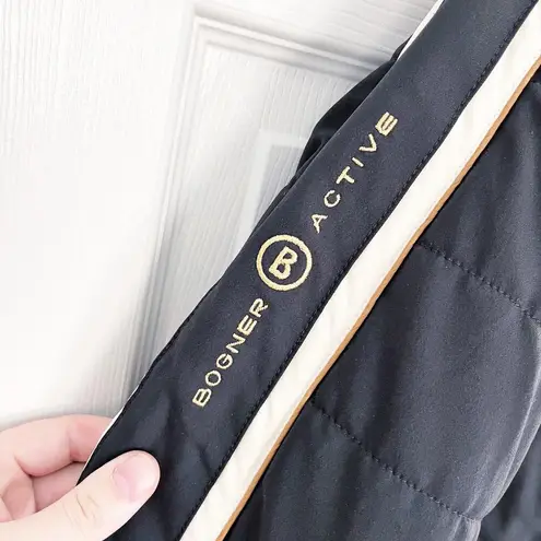 Bogner Black Quilted Ski Jacket with Schoeller of Switzerland Filling Size M