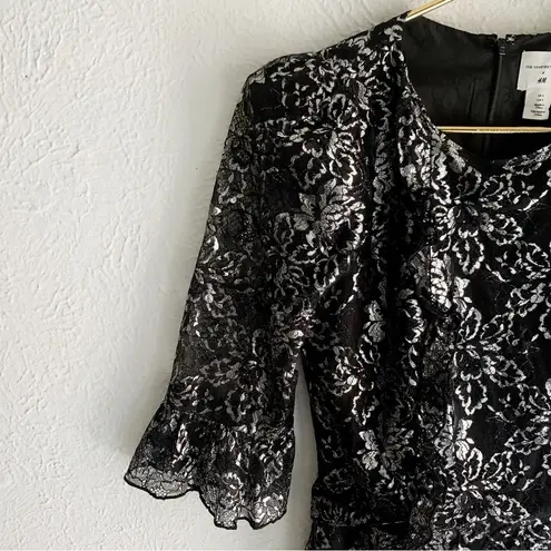 The Vampire's Wife Mystique Dress by H&M Black Silver Sz Small