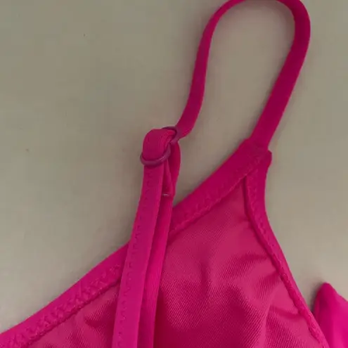 Gap NWOT  Hot Barbie Pink Swimsuit Size M