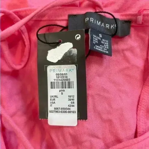 Primark New with tags  peplum pink blouse in size small