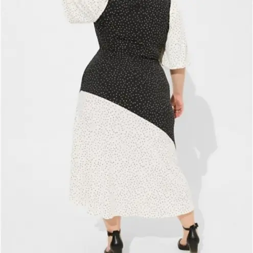 Torrid  Studio Mix Polka Dot Maxi Dress Plus Size 3X