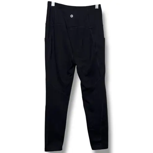 Core IO Black Performance Leggings with Side Pockets Size Small