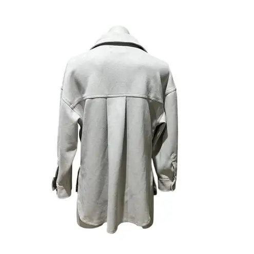 Truth by Republic Women's Gray Shirt Jacket Size S Petites Casual