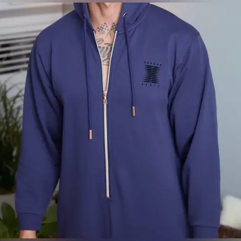 Savage X Fenty Forever Savage Hooded Jumper Royal Boss Blue Unisex Size M NWOT