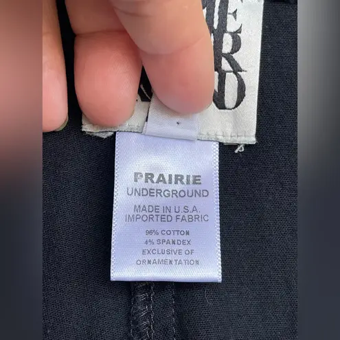 Prairie Underground Denim Jeggings size small Black