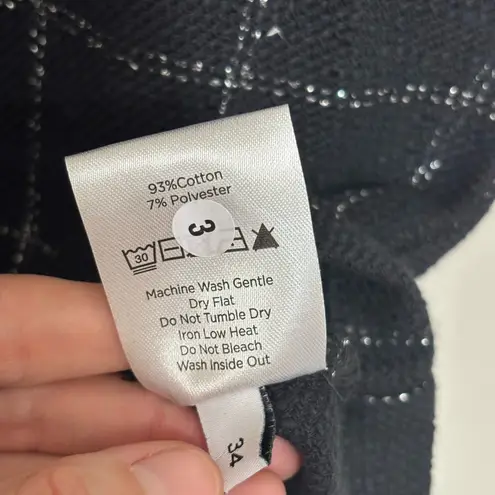 CHPTRS Oversized Keen Blouse in Black Windowpane