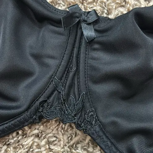 Simone Perele Black Underwire Unlined Bra Sz 42E