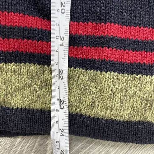 Vintage Sag Harbor Floral Embroidered Grannycore Robin Cardigan Vest Sz Large Blue