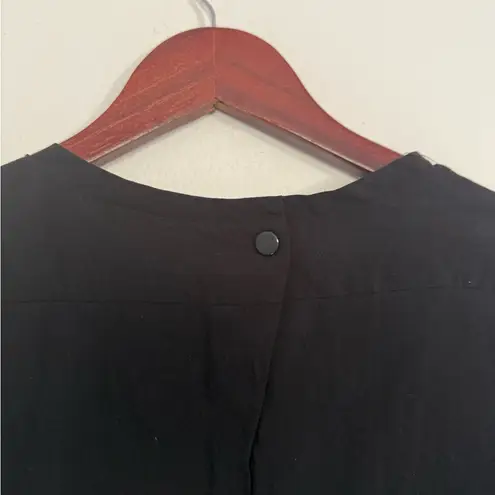 Maje Black Short Sleeve Dress