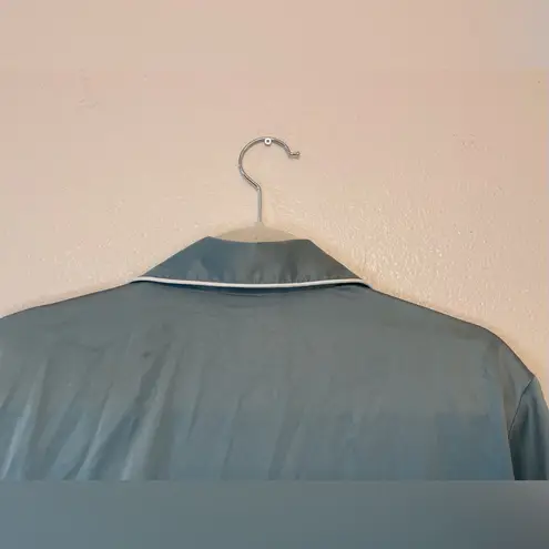 Delicacy Serenedelicacy‎ Women's Satin Button Down Short Sleeve Pajamas Top Size L - Image 7