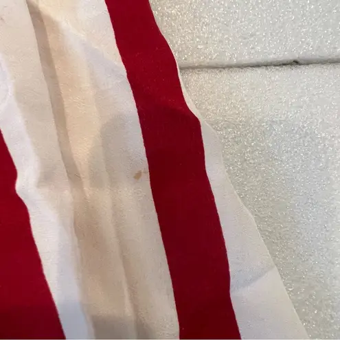 House of Harlow 1960 Red and White Striped Jumpsuit Size M