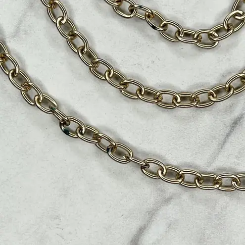 Gold Tone Simple Basic Chain Link Belt XS/Small (XS/S) ✨