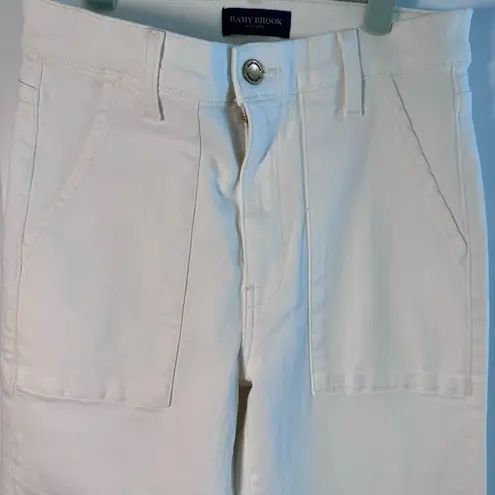 Ramy Brook Clifford Wide Leg Pant Ivory Size 27