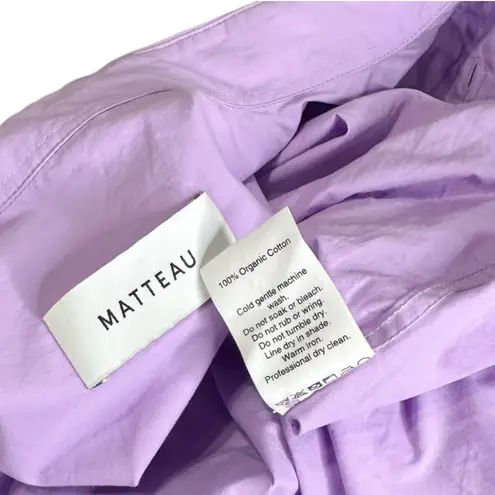 MATTEAU Relaxed Shirt, Violet, 2 (US) Purple
