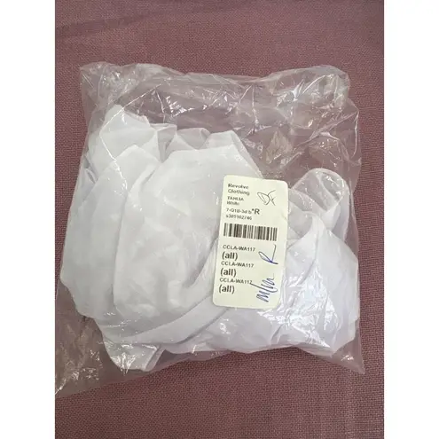 Casa Clara Tahlia Chiffon Scarf in White One Size New Womens Wrap Shawl