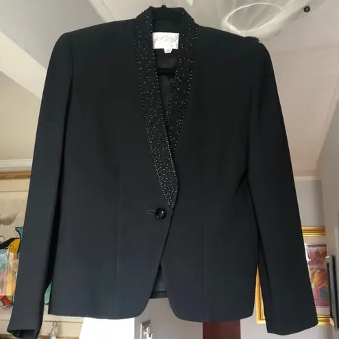 Lord and Taylor Vintage Classic Formal Sequin Embellished Jacket Sz 6P