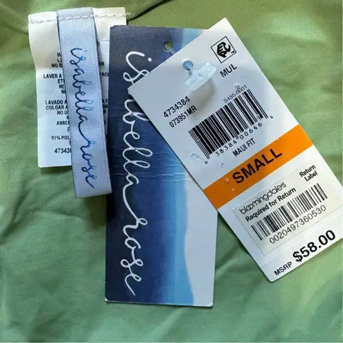 ISABELLA ROSE Maui Fit Floral Bikini Bottom Cutout Swim Separate Pink NWT Small