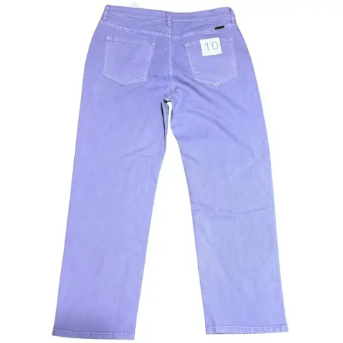 KANCAN Zandria Ultra High Rise 90's Straight Leg Denim Jeans Lavender NWT 10 30W Purple Size 30