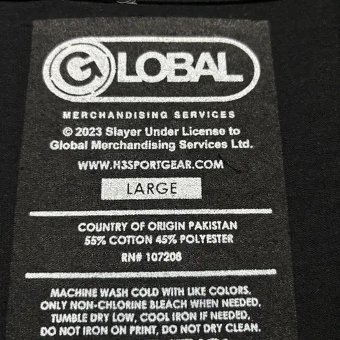 Slayer Show No Mercy Thrash Metal Band Tee Size Large