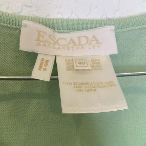 Escada Vintage 3 Piece Pants Suit Blazer, Tank Top, & Trousers EUC Sz Lg Wool