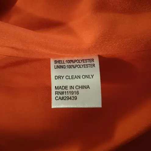 Yumi Kim Size S Small Sneak Peek Mini Cocktail Dress Orange Pockets