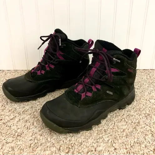 Merrell Woman’s Thermo Shiver 6” Waterproof Boots in Black and Purple