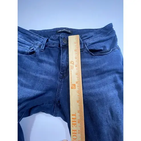 Mavi Jeans Ankle Dark Wash Mid Rise Skinny Leg Women's Size 28 Comfort Stretch Blue