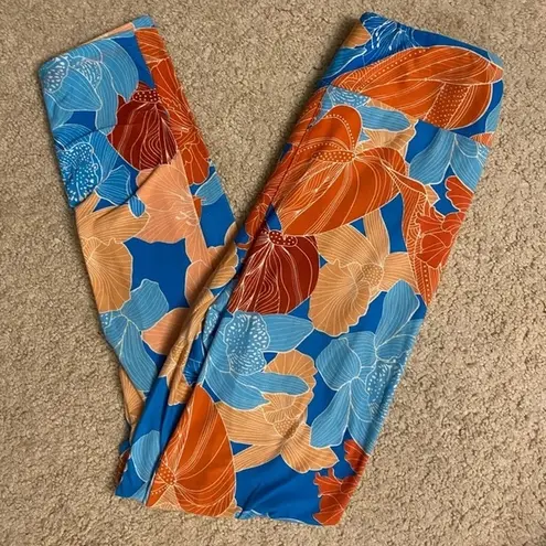 LuLaRoe  Colorful Floral Pattern Leggings