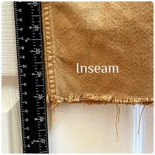 Uniqlo  Cotton Twill Raw Hem Inner Drawstring Size Small Pant 25 Inch Inseam