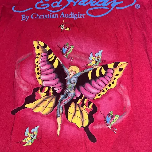 Ed Hardy EUC  Graphic Top