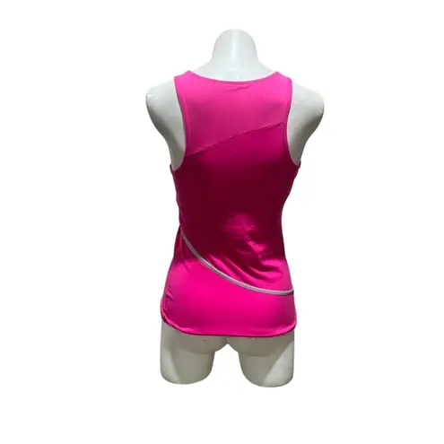 Oakley Women's Athletic Tank Top Pink/Grey S Built-in Bra Racerback