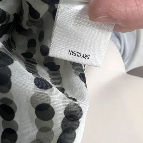 Elle Ruffled Black Trench Coat Size Small