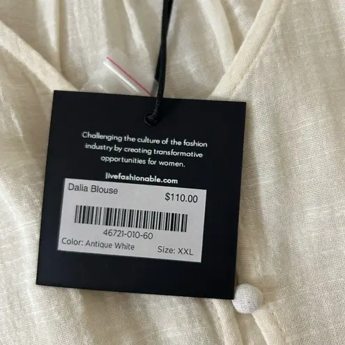 NWT Able Daila Blouse Women’s XXL