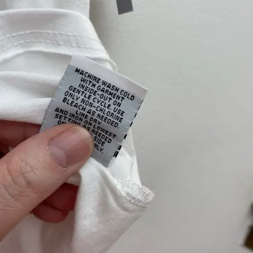 NWT Prince Peter Too Rad to Be Sad short sleeve graphic tee XS 100% cotton White