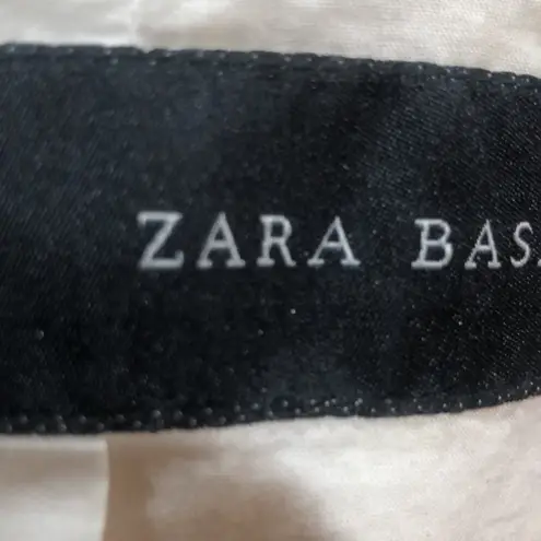 ZARA  Basic beige v neck wrap blazer jacket