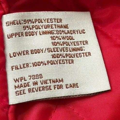 Michael Kors Heavyweight Trench Coat Red Size L