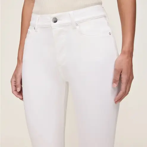 DL1961 NWT $209 Mara Straight Mid Rise Instasculpt Ankle Jeans White SZ-30