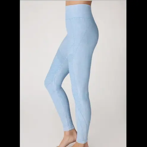 NIKIBIKI NEW Sky Blue High Waisted Vintage Style Moto Jeggings