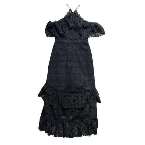 Amur Valentina Black Midi Dress 2